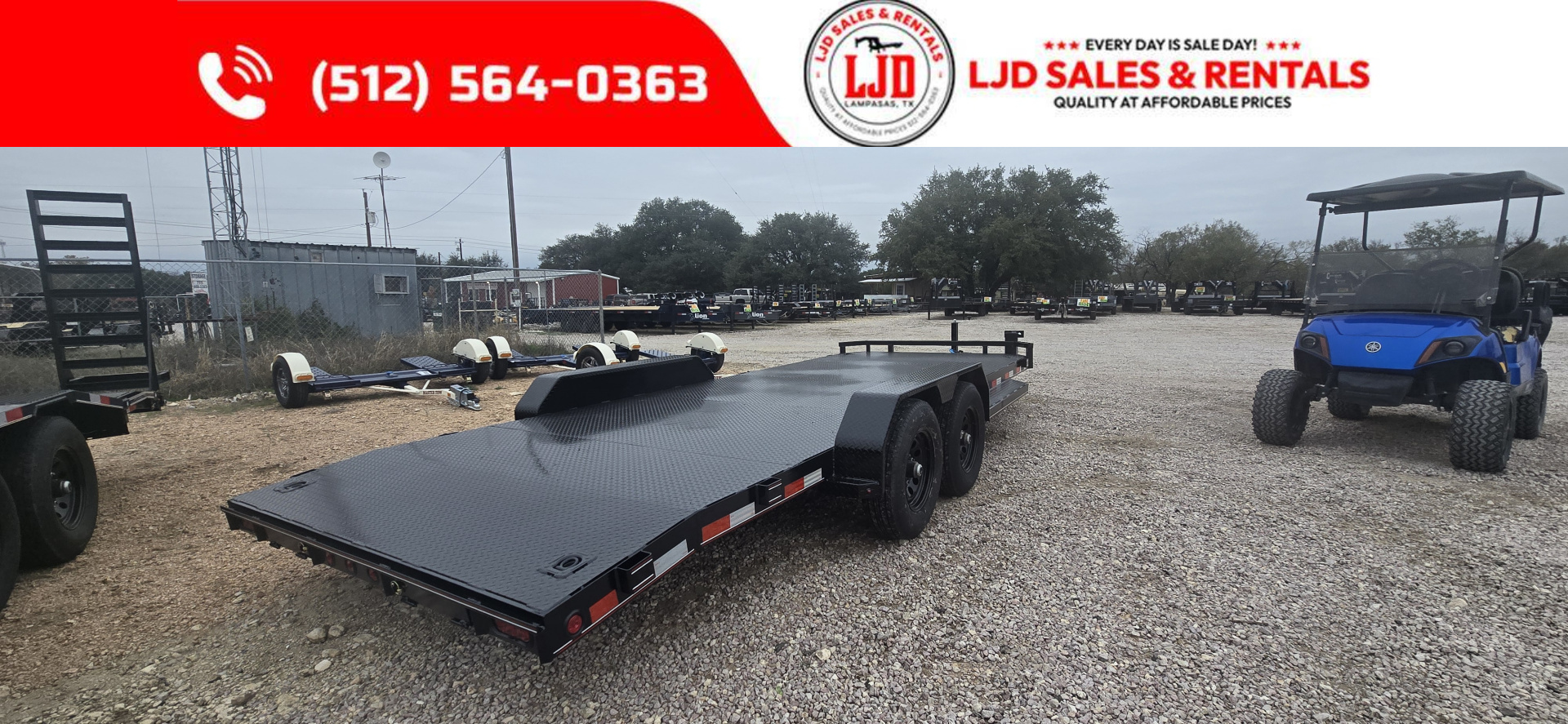 New 2026 Coffee Creek MFG 83" x 20' - 12K GVWR - Car Hauler