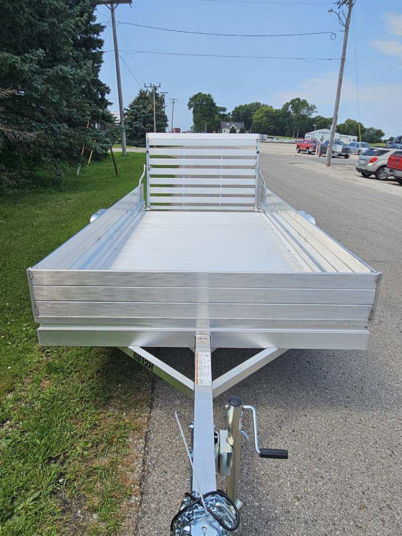 New 2026 Aluma 7810ESA-S-TG Utility Trailer/ ALL Aluminum / 78" Wide X 10' Long / 12" Solid Side Kit
