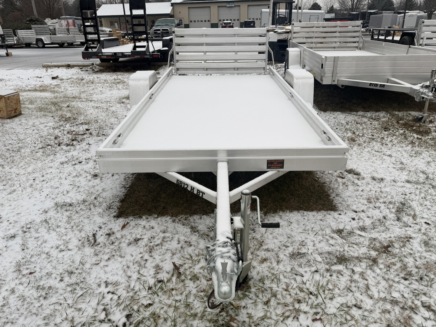 New 2026 Aluma 6812H-S-BT Utility Trailer