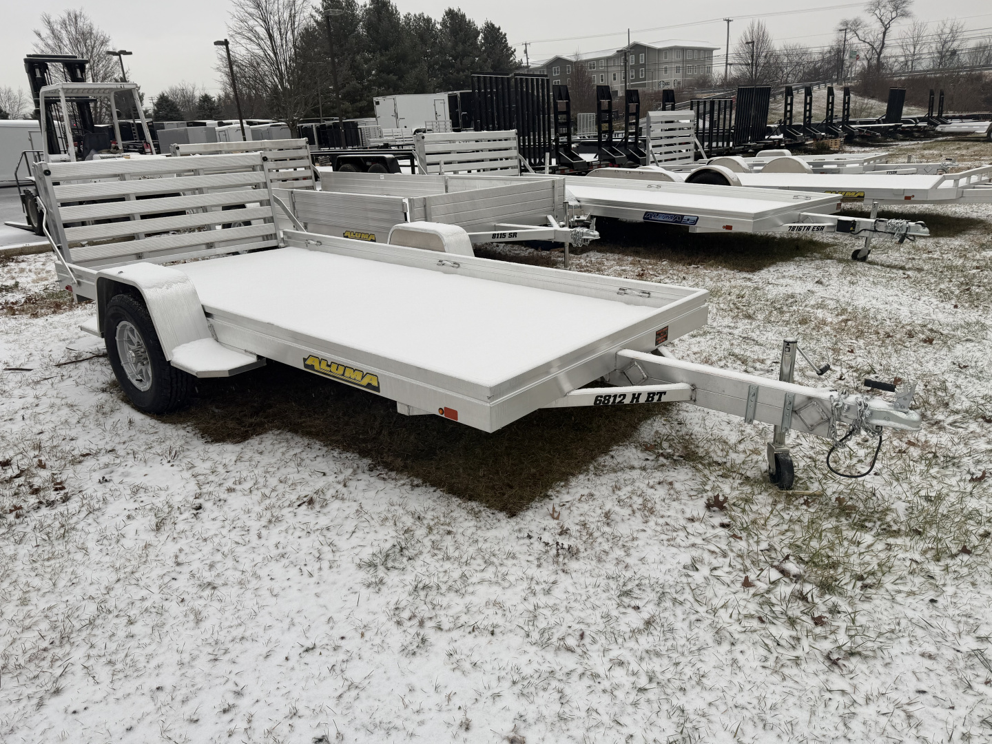 New 2026 Aluma 6812H-S-BT Utility Trailer