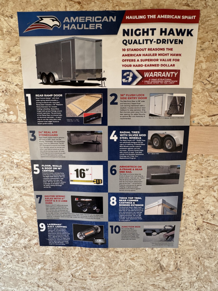 New 2026 American Hauler NH7'X14' Cargo / Enclosed Trailer