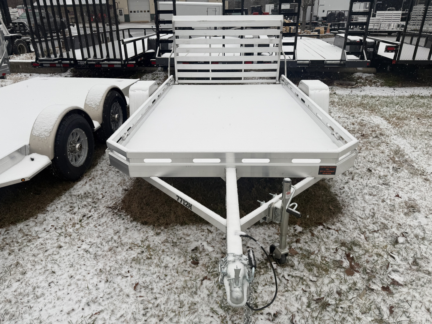 New 2026 Aluma 7712H-S-TG Utility Trailer