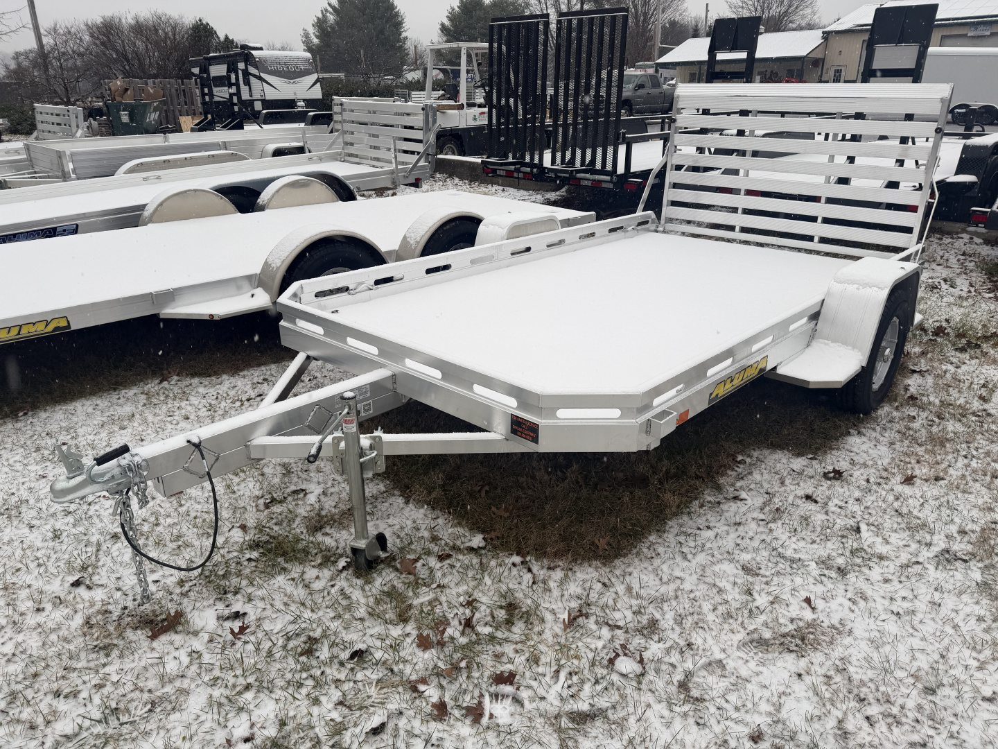 New 2026 Aluma 7712H-S-TG Utility Trailer