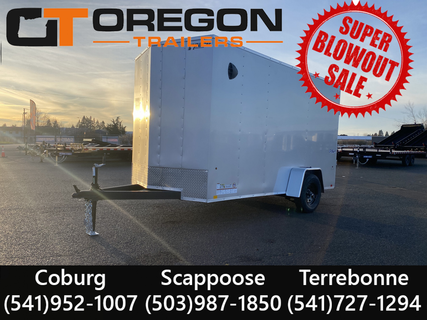 New 2026 Pace American 6x12 Enclosed Trailer w/ Rear Ramp 3K GVWR