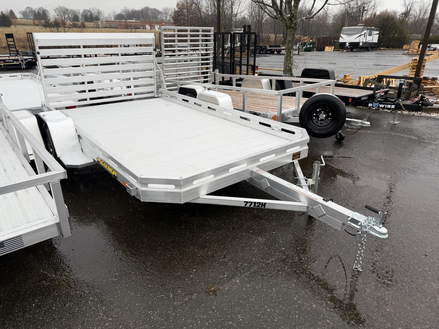 New 2026 Aluma 7712H-S-TG Utility Trailer