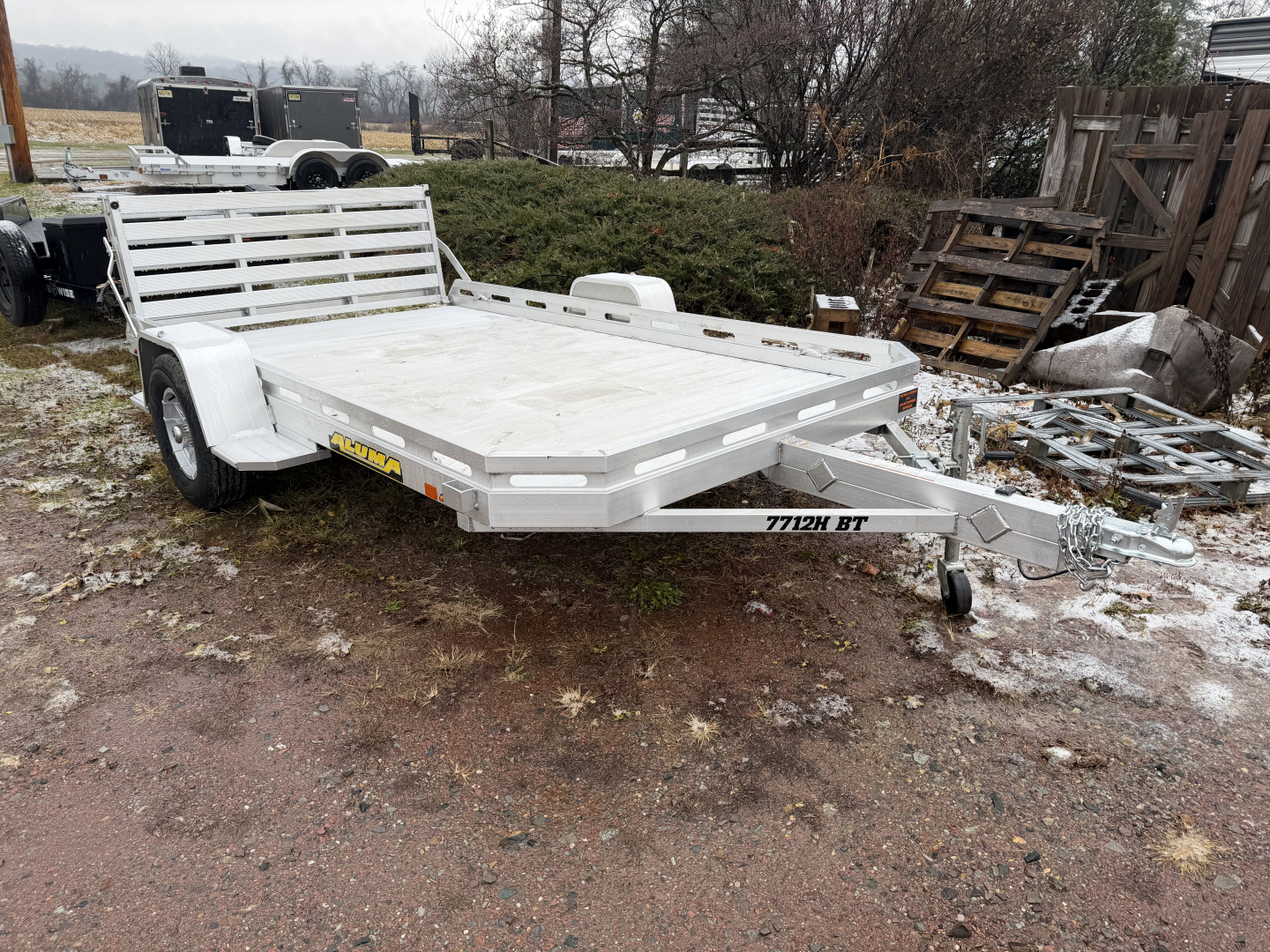 New 2026 Aluma 7712H-S-BT Utility Trailer
