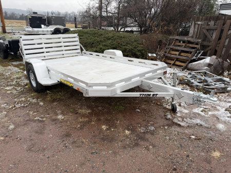 New 2026 Aluma 7712H-S-BT Utility Trailer