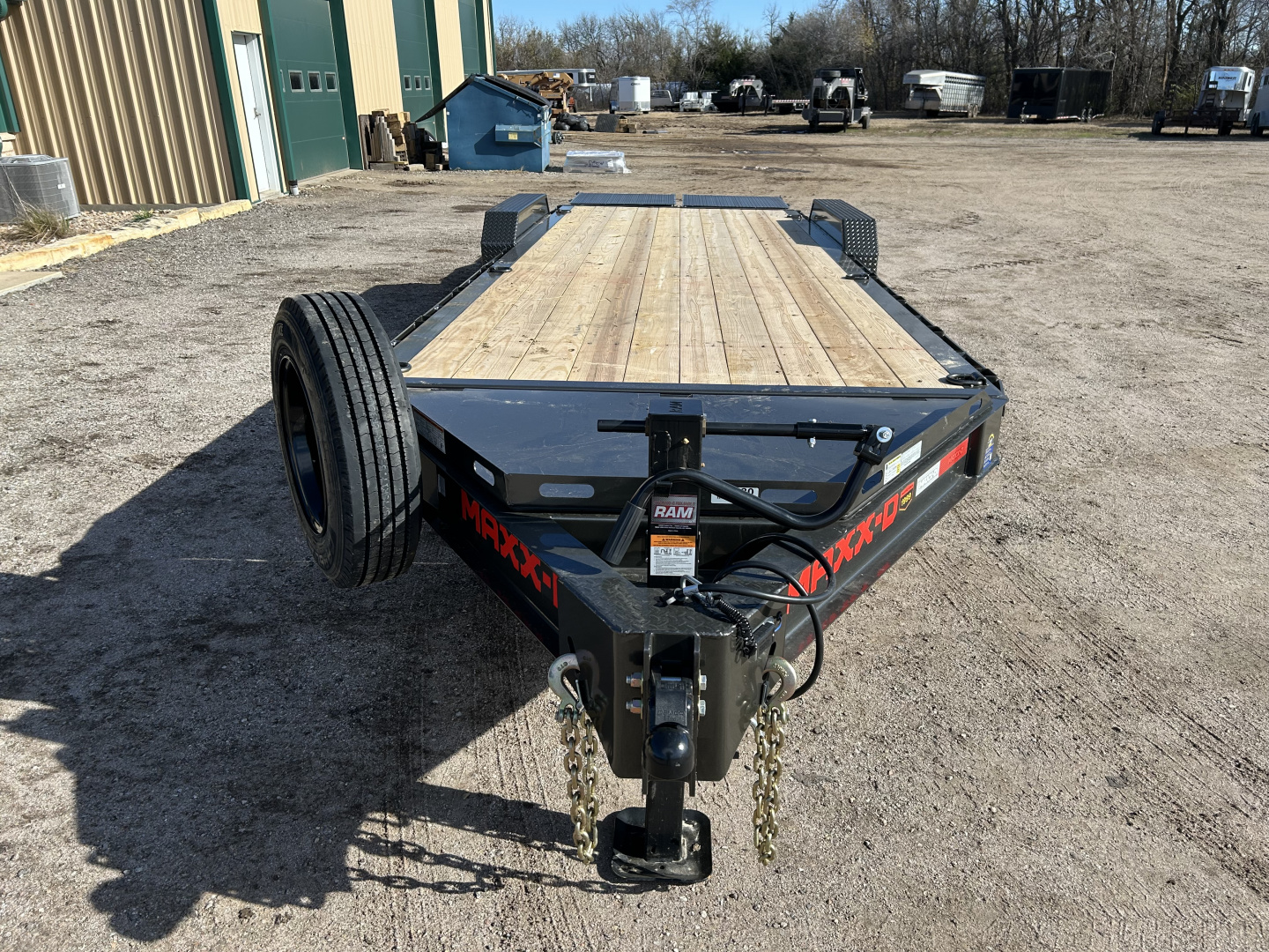 New 2026 MAXX-D EHX 83" X 24' Equipment Trailer