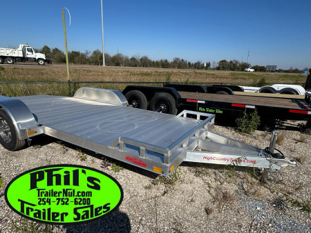 New 2026 High Country Trailers 18' ALL ALUMINUM OPEN CAR HAULER Utility Trailer