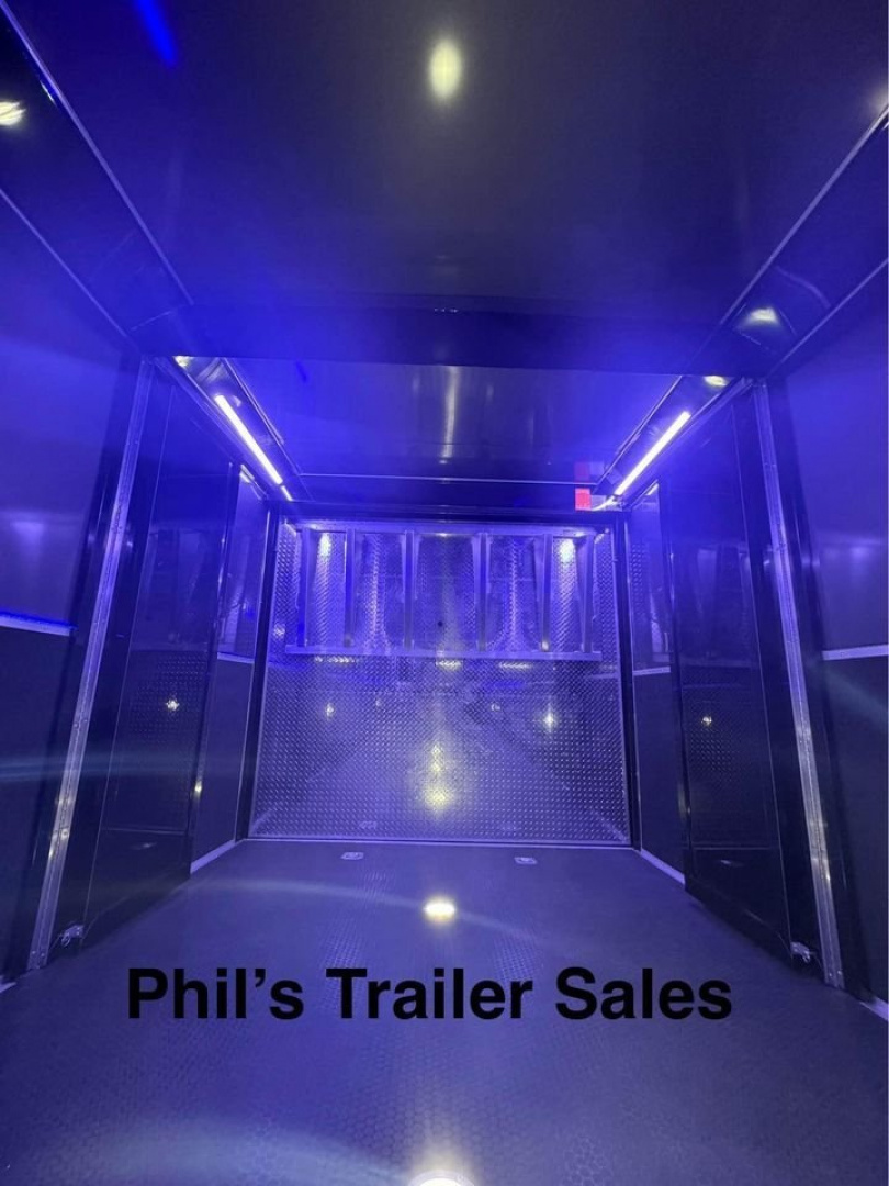 New Haulmark NEW 85X34 EDGE CAR ENCLOSED RACE TRAILER 2 ELECTRIC AWNINGS & GLASS DOORS!! HAULER TRAILER CARGO TRAILERS Car / Racing Trailer