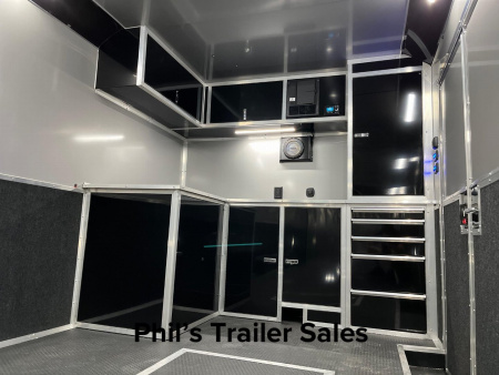 New Haulmark NEW 85X34 EDGE CAR ENCLOSED RACE TRAILER 2 ELECTRIC AWNINGS & GLASS DOORS!! HAULER TRAILER CARGO TRAILERS Car / Racing Trailer
