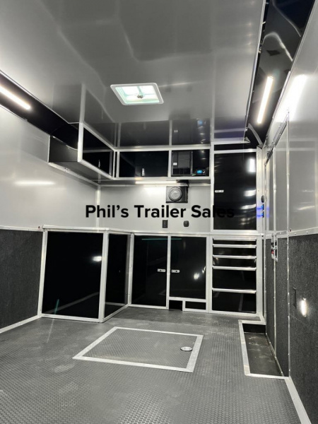 New Haulmark NEW 85X34 EDGE CAR ENCLOSED RACE TRAILER 2 ELECTRIC AWNINGS & GLASS DOORS!! HAULER TRAILER CARGO TRAILERS Car / Racing Trailer