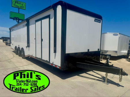 New Haulmark NEW 85X34 EDGE CAR ENCLOSED RACE TRAILER 2 ELECTRIC AWNINGS & GLASS DOORS!! HAULER TRAILER CARGO TRAILERS Car / Racing Trailer