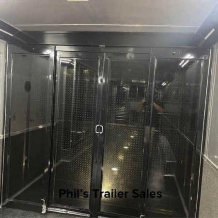 New Haulmark NEW 85X34 EDGE CAR ENCLOSED RACE TRAILER 2 ELECTRIC AWNINGS & GLASS DOORS!! HAULER TRAILER CARGO TRAILERS Car / Racing Trailer