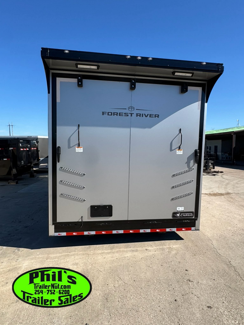 New Continental Cargo NEW 85X44 ENCLOSED CAR RACE TRAILER BATHROOM CAR HAULER CARGO Car / Racing Trailer