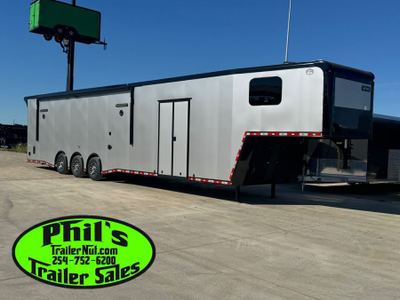 New Continental Cargo NEW 85X44 ENCLOSED CAR RACE TRAILER BATHROOM CAR HAULER CARGO Car / Racing Trailer