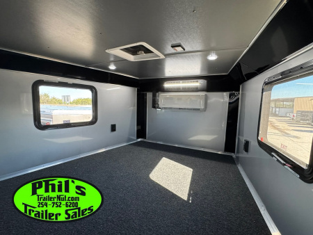 New Continental Cargo NEW 85X44 ENCLOSED CAR RACE TRAILER BATHROOM CAR HAULER CARGO Car / Racing Trailer