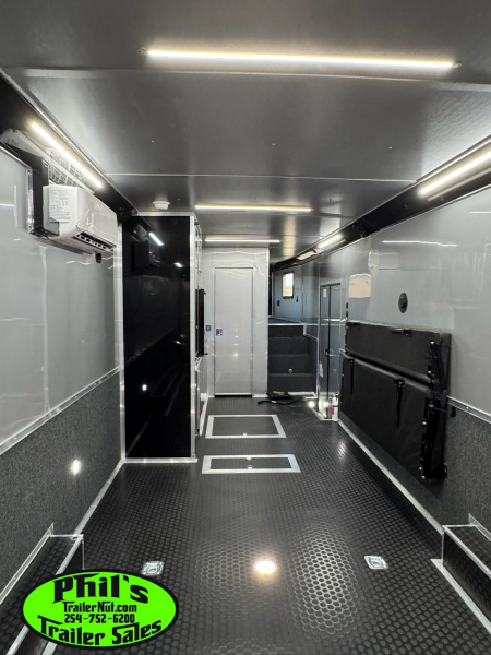 New Continental Cargo NEW 85X44 ENCLOSED CAR RACE TRAILER BATHROOM CAR HAULER CARGO Car / Racing Trailer