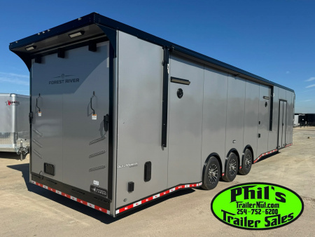 New Continental Cargo NEW 85X44 ENCLOSED CAR RACE TRAILER BATHROOM CAR HAULER CARGO Car / Racing Trailer