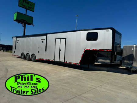 New Continental Cargo NEW 85X44 ENCLOSED CAR RACE TRAILER BATHROOM CAR HAULER CARGO Car / Racing Trailer