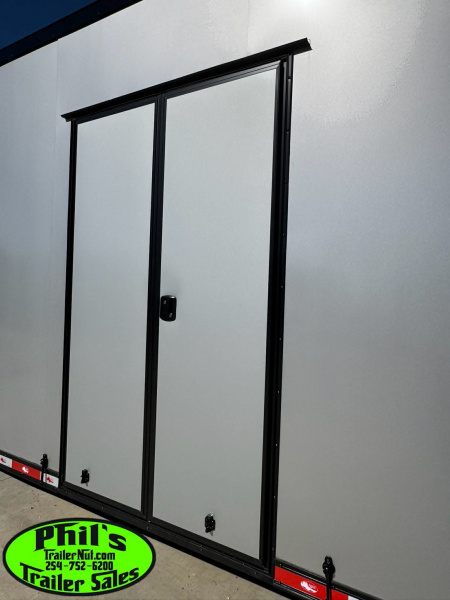 New Continental Cargo NEW 85X44 ENCLOSED CAR RACE TRAILER BATHROOM CAR HAULER CARGO Car / Racing Trailer