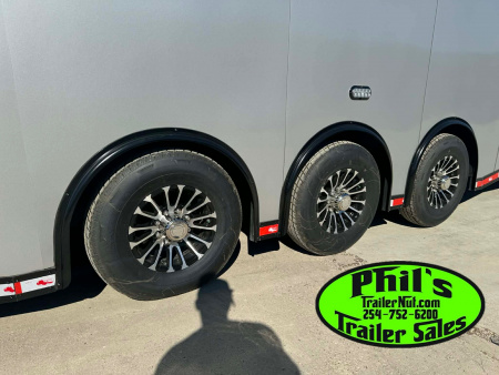 New Continental Cargo NEW 85X44 ENCLOSED CAR RACE TRAILER BATHROOM CAR HAULER CARGO Car / Racing Trailer