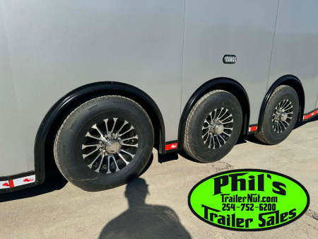 New Continental Cargo NEW 85X44 ENCLOSED CAR RACE TRAILER BATHROOM CAR HAULER CARGO Car / Racing Trailer