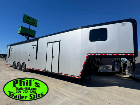 New Continental Cargo NEW 85X44 ENCLOSED CAR RACE TRAILER BATHROOM CAR HAULER CARGO Car / Racing Trailer