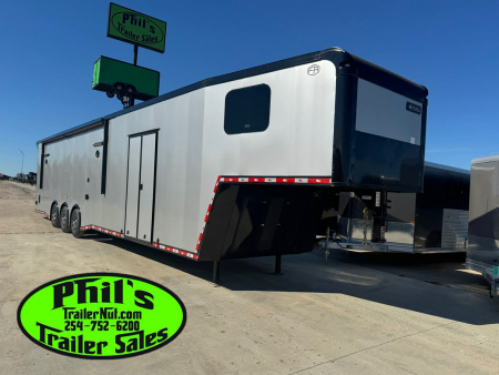 New Continental Cargo NEW 85X44 ENCLOSED CAR RACE TRAILER BATHROOM CAR HAULER CARGO Car / Racing Trailer