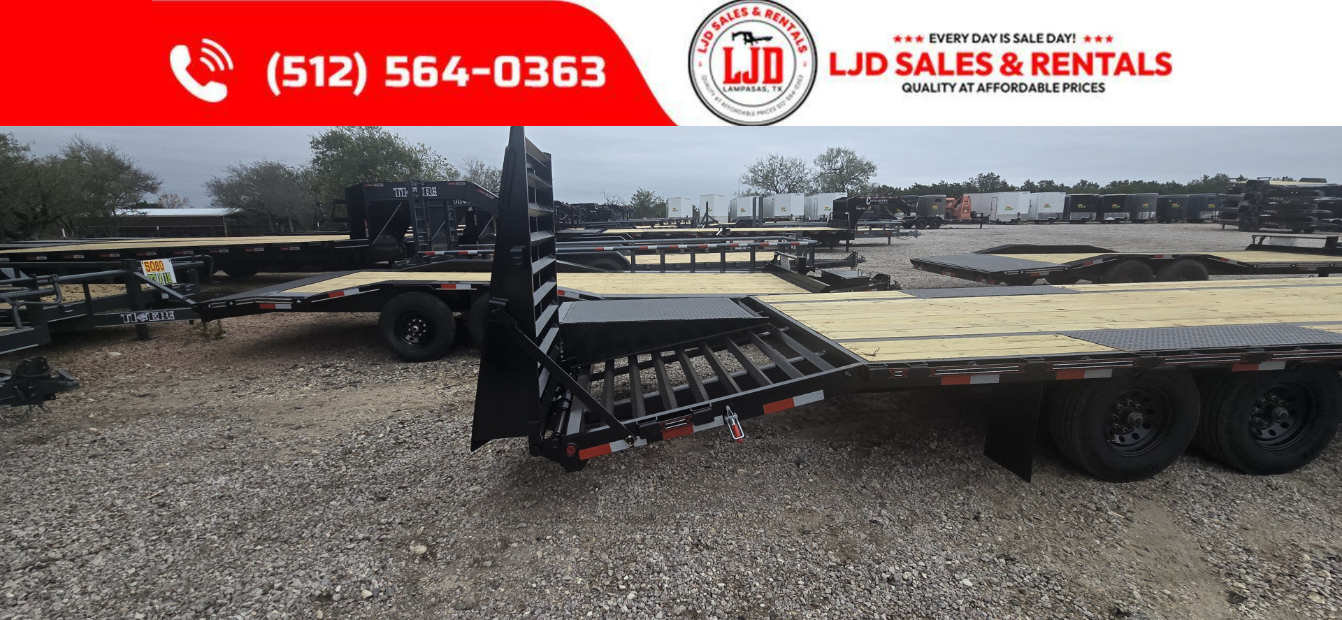 New 2026 Coffee Creek - Gooseneck - Flatbed - 102" X 33' - Deck over Trailer