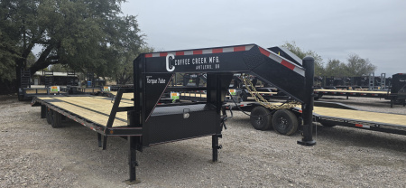New 2026 Coffee Creek - Gooseneck - Flatbed - 102  X 33' - Deck over Trailer