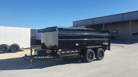 New 2026 PJ 83"x14' BP Tandem Axle Dump w/ 48" Sides – D7