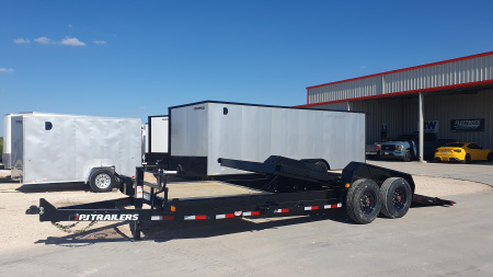 2026 PJ 82"x22' Heavy-Duty Equipment Tilt Trailer – TJ