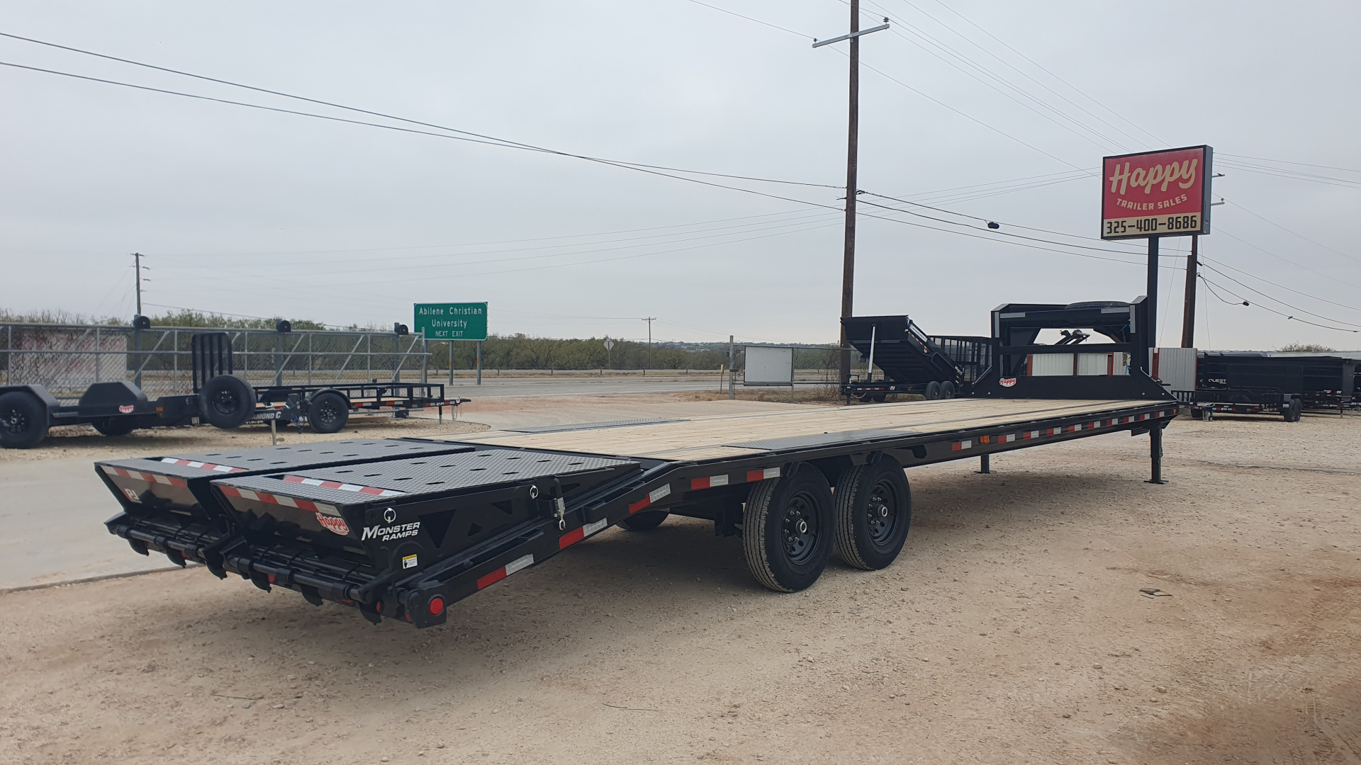 New 2026 PJ 102”x32’ Quest Gooseneck Flatbed w/ Singles – LQ