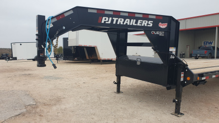 New 2026 PJ 102”x32’ Quest Gooseneck Flatbed w/ Singles – LQ