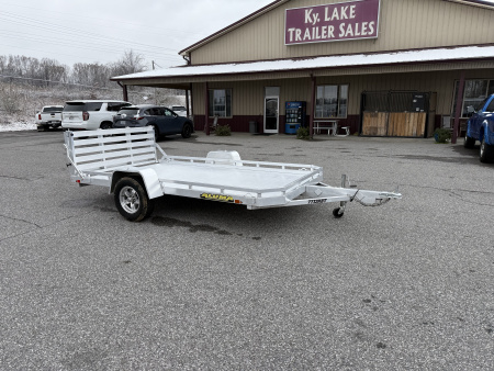 Used 2020 Aluma 7712 HBT Utility Trailer