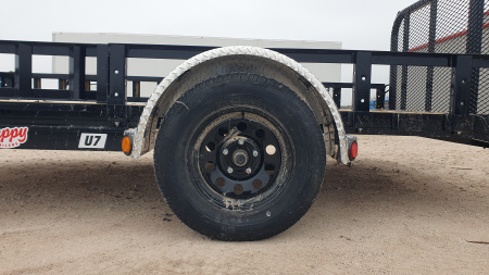 New 2026 PJ 77"x12' Single Axle Utility Trailer - U7