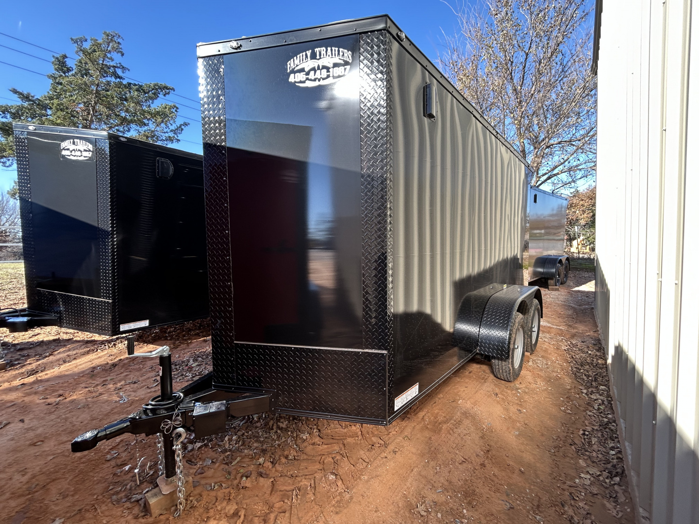 New 2026 Family Trailer 6x12 Tandem Axles Cargo / Enclosed Trailer ...