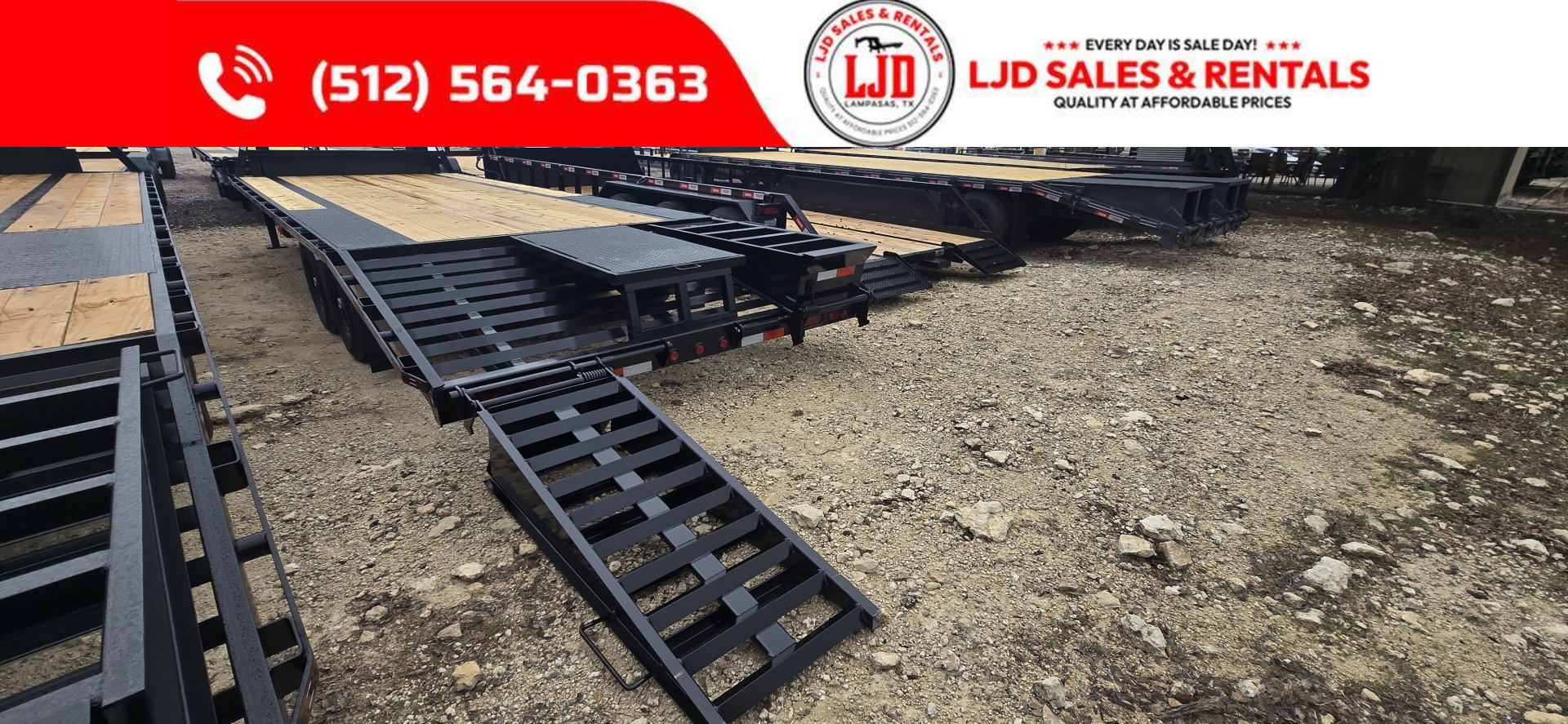 New 2026 Coffee Creek - Gooseneck flatbed - 102" X 25' Deck over Trailer