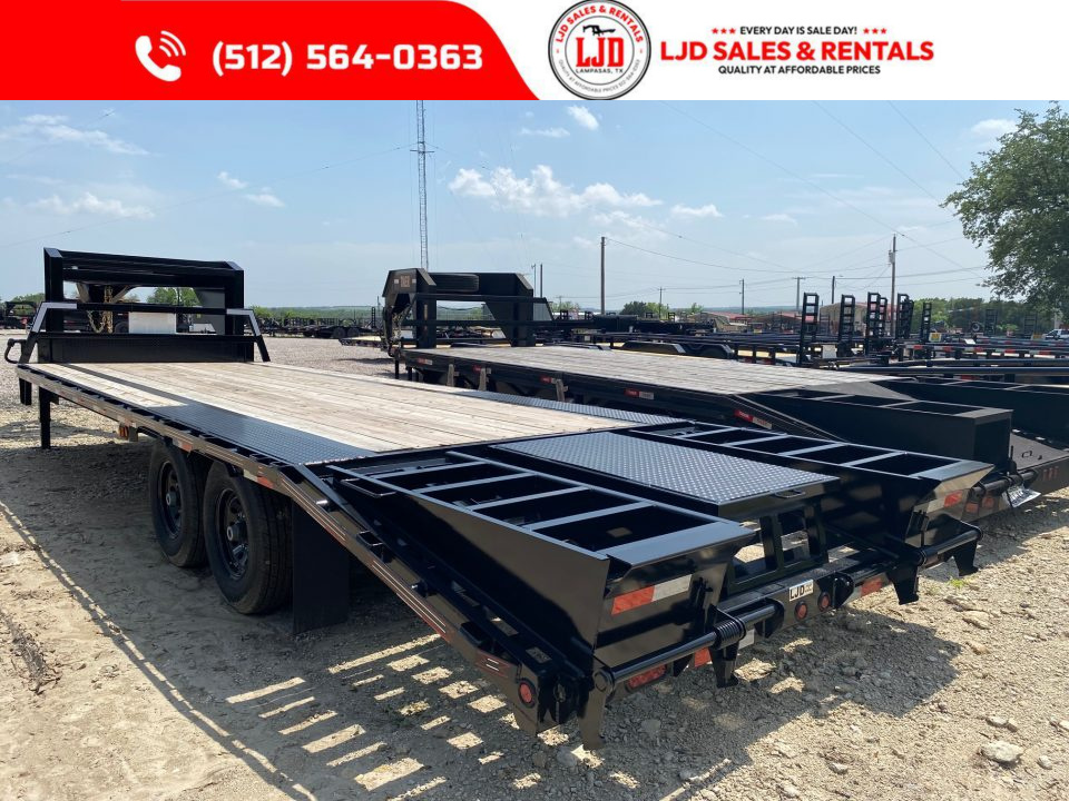 New 2026 Coffee Creek - Gooseneck flatbed 102" X 25' Trailer - 16k GVWR