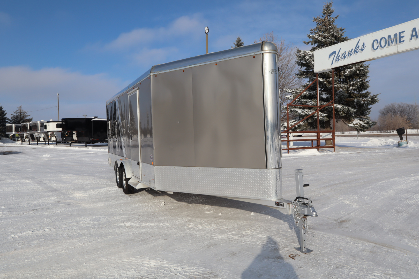 Used 2018 R&R Trailers 7.5x25' Snowmobile Trailer