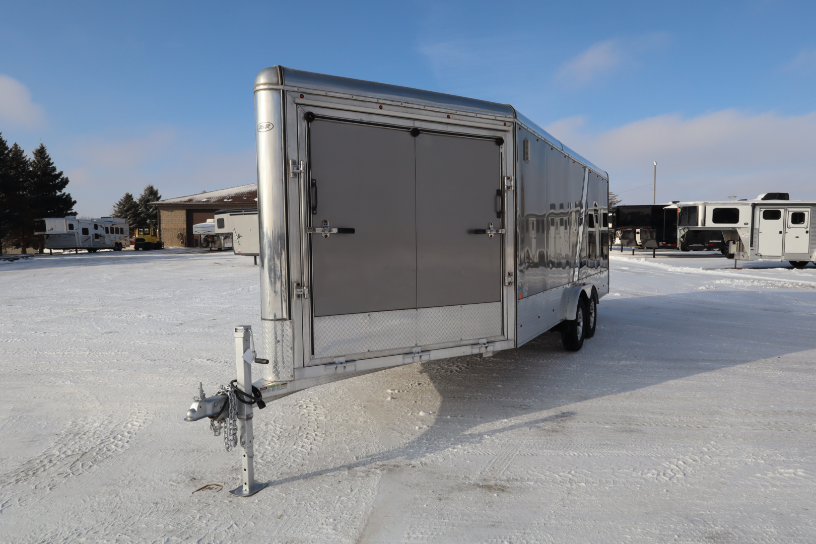 Used 2018 R&R Trailers 7.5x25' Snowmobile Trailer