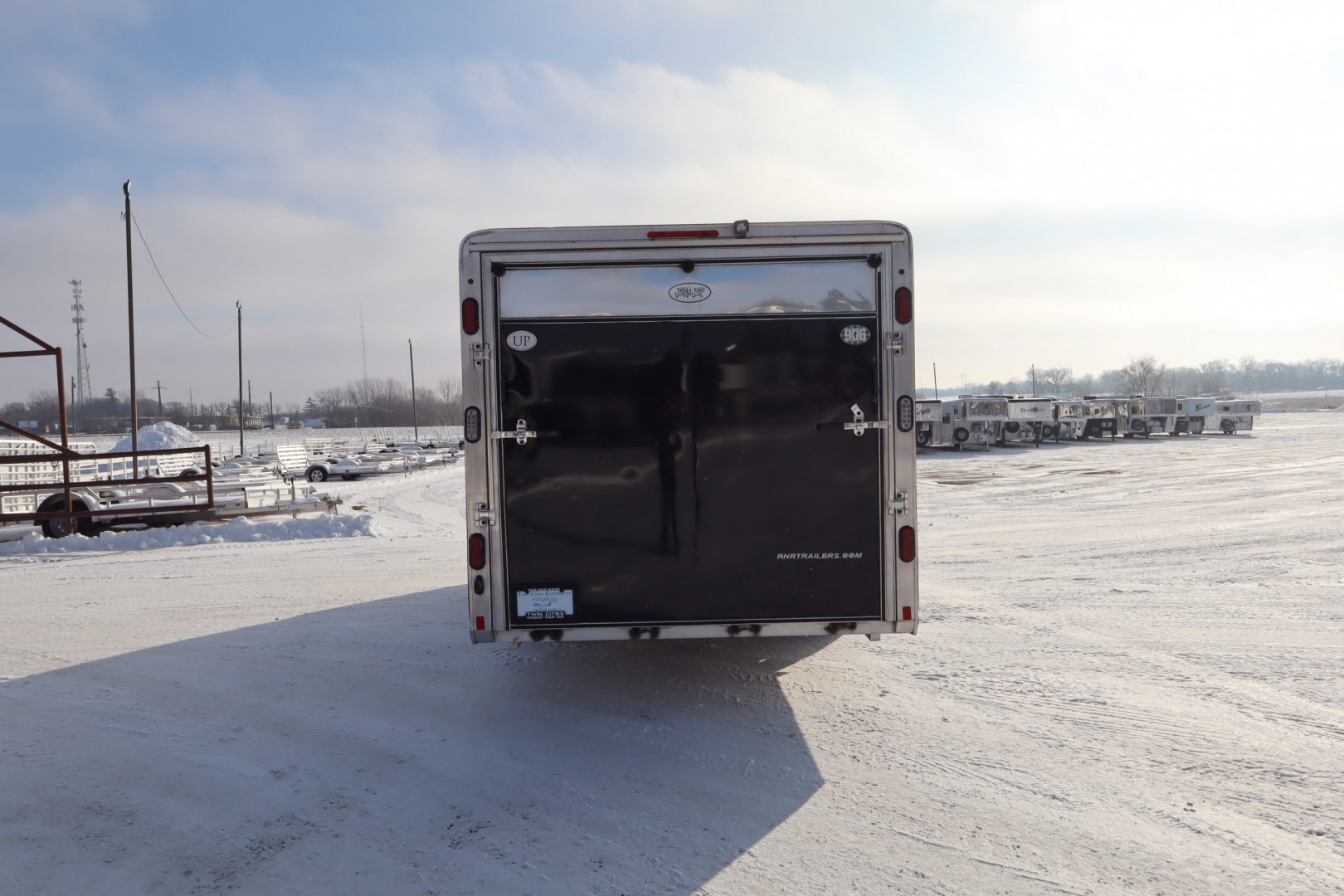 Used 2018 R&R Trailers 7.5x25' Snowmobile Trailer