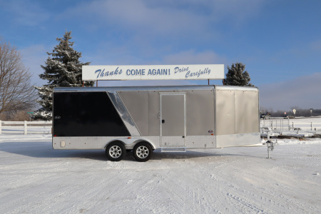 Used 2018 R&R Trailers 7.5x25' Snowmobile Trailer
