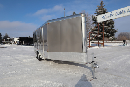 Used 2018 R&R Trailers 7.5x25' Snowmobile Trailer