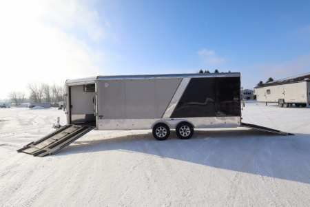 Used 2018 R&R Trailers 7.5x25' Snowmobile Trailer