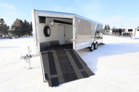 Used 2018 R&R Trailers 7.5x25' Snowmobile Trailer