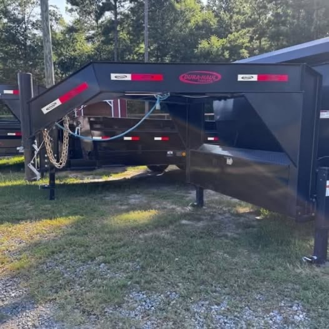 New 2025 Dura-Haul 7x16 Gooseneck 14K Dump Trailer