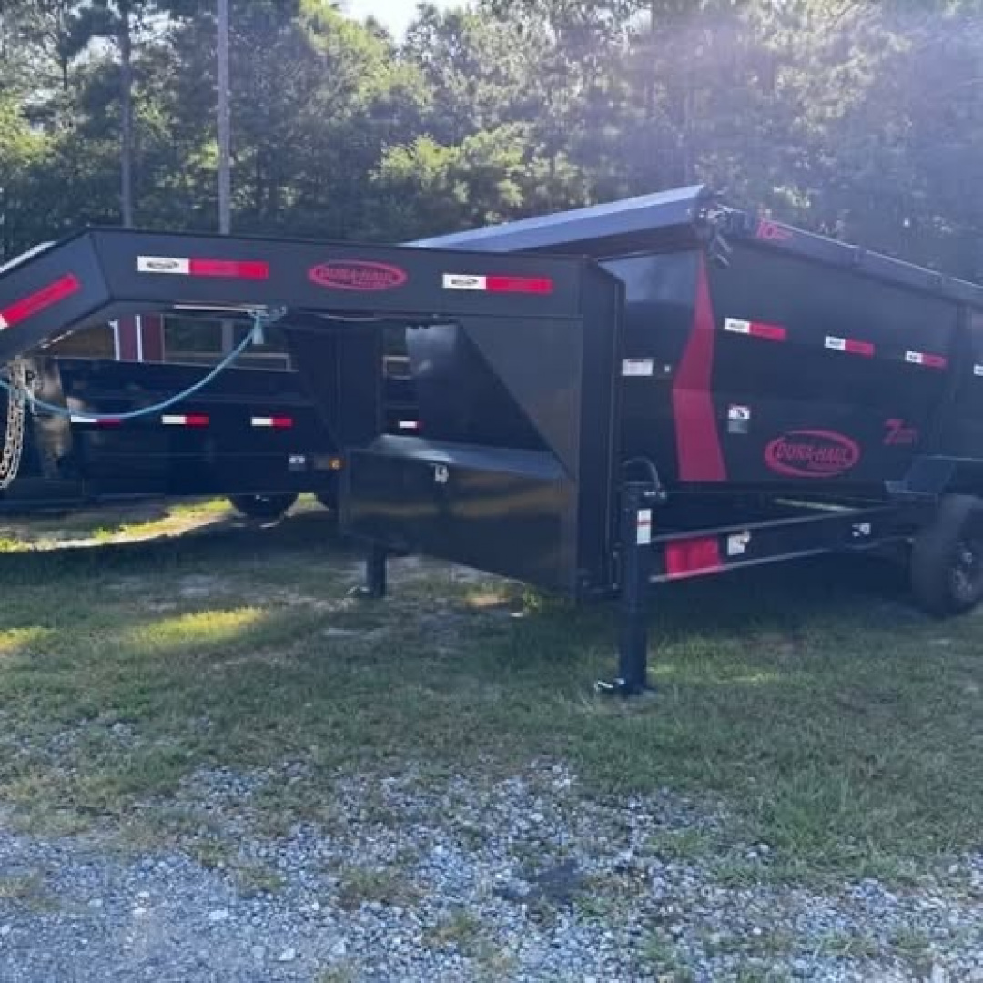 New 2025 Dura-Haul 7x16 Gooseneck 14K Dump Trailer