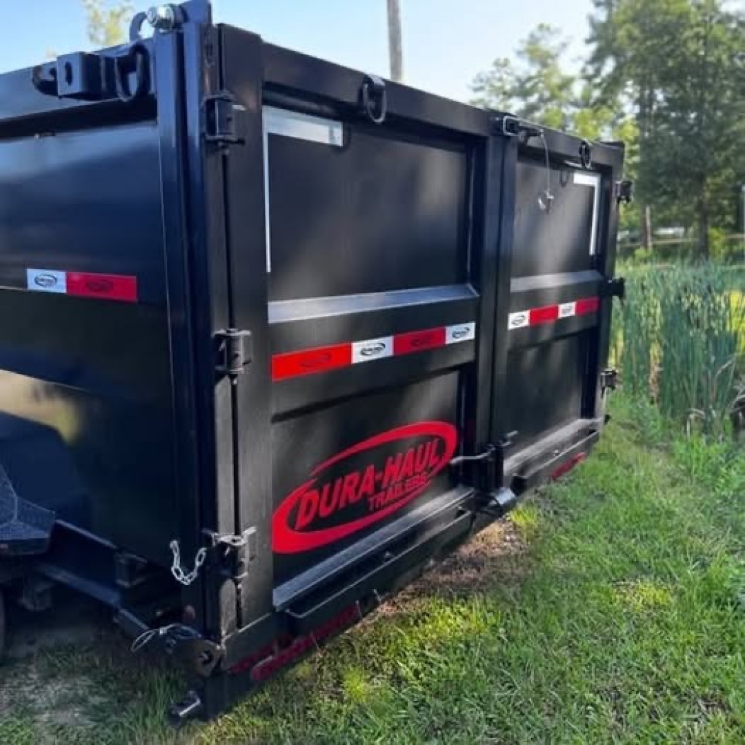 New 2025 Dura-Haul 7x16 Gooseneck 14K Dump Trailer